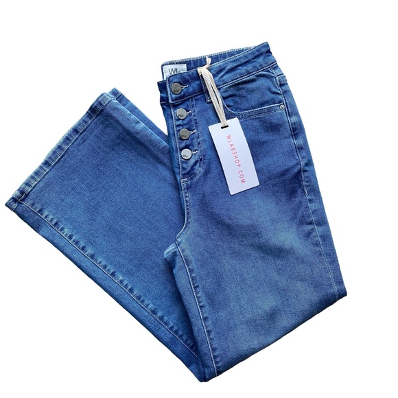 WL Wash Lab Willa Wide Leg Jeans - Picture 1 of 8